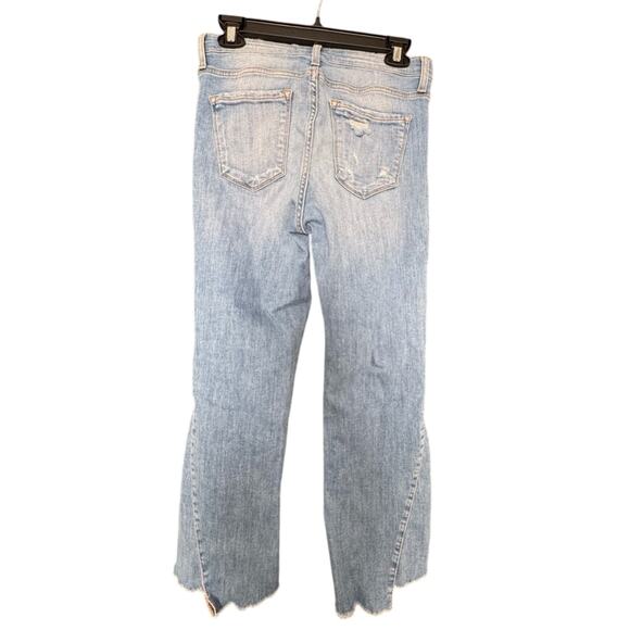 Flying Monkey WOMENS Platinum Distressed Jeans Size 28 - Picture 3 of 5